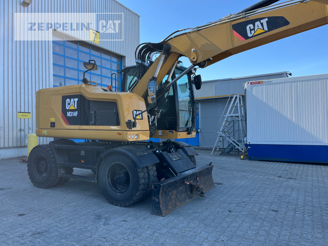 Cat M314F - حفارة على عجلات: صور 2 Cat M314F - حفارة على عجلات: صور 2
