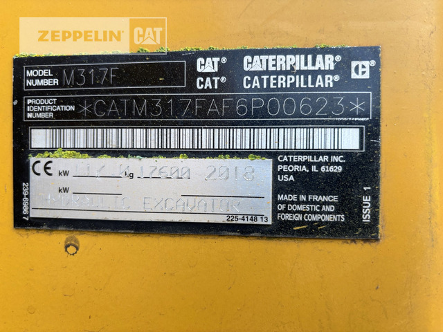 Cat M317F - حفارة على عجلات: صور 2 Cat M317F - حفارة على عجلات: صور 2