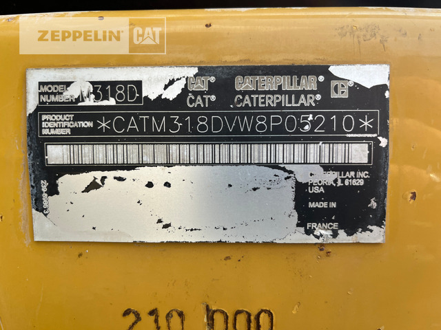 حفارة على عجلات Cat M318D: صور 25