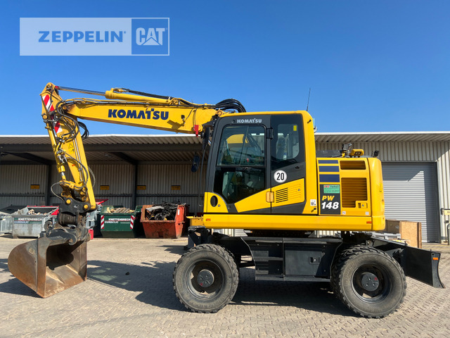 Komatsu PW148-11 - حفارة على عجلات: صور 1 Komatsu PW148-11 - حفارة على عجلات: صور 1