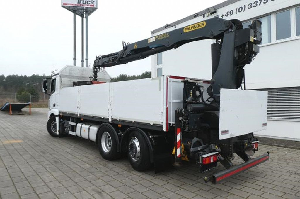 Mercedes-Benz Antos 2543 L/6x2 Pritsche Heckkran - شاحنة كرين: صور 4 Mercedes-Benz Antos 2543 L/6x2 Pritsche Heckkran - شاحنة كرين: صور 4