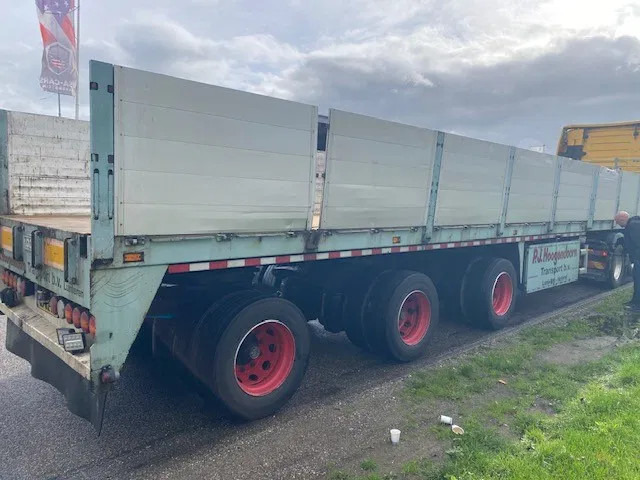 Floor stenenoplegger, 3 asser uitschuifbaar met stuuras en liftas - نصف مقطورة مسطحة: صور 4 Floor stenenoplegger, 3 asser uitschuifbaar met stuuras en liftas - نصف مقطورة مسطحة: صور 4