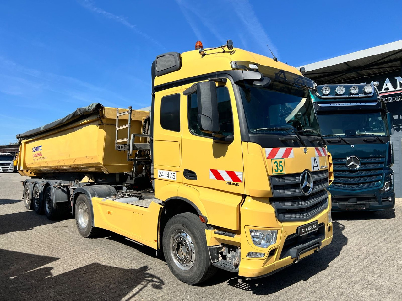 Mercedes-Benz 1846 LS Actros L StreamSpace Hydraulik - شاحنة جرار: صور 1 Mercedes-Benz 1846 LS Actros L StreamSpace Hydraulik - شاحنة جرار: صور 1