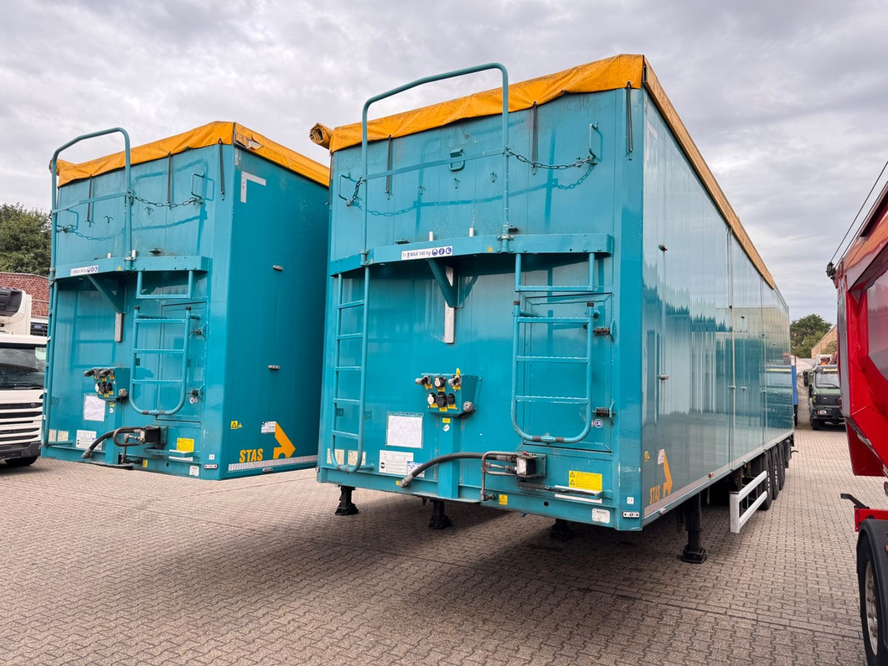 Stas S 300 ZX Walkingfloor Schubboden 2 x Vorhanden - أرضية المشي نصف مقطورة: صور 3 Stas S 300 ZX Walkingfloor Schubboden 2 x Vorhanden - أرضية المشي نصف مقطورة: صور 3